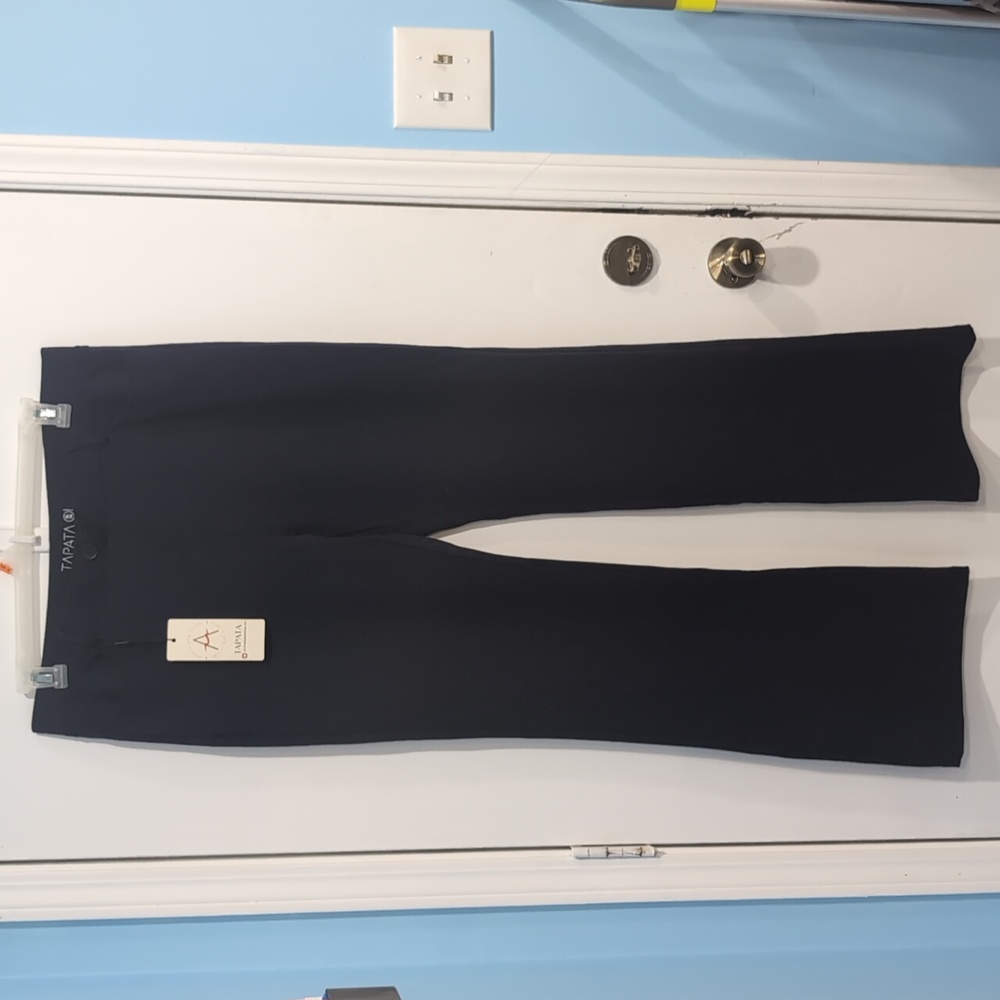 Tapata XL/16 X 34" Dark Blue Ponte Pull On Bootcut Dress/Yoga Pants Stretchy